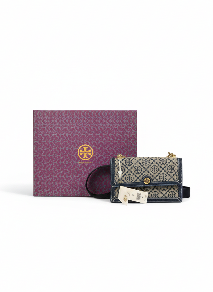 Luxury Monogram Crossbody Bag with Branded Gift Box – Premium Designer Edition