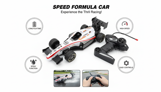 High-Speed Formula Race RC Toy Car with Precision Remote Control and Realistic Design
