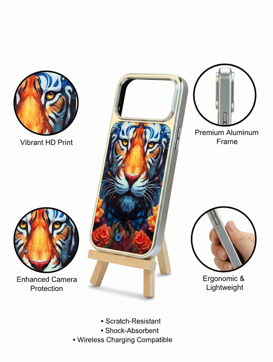 Artisan Tiger iPhone 17 Pro Case - Premium Metal Frame, Shockproof & Scratch-Resistant