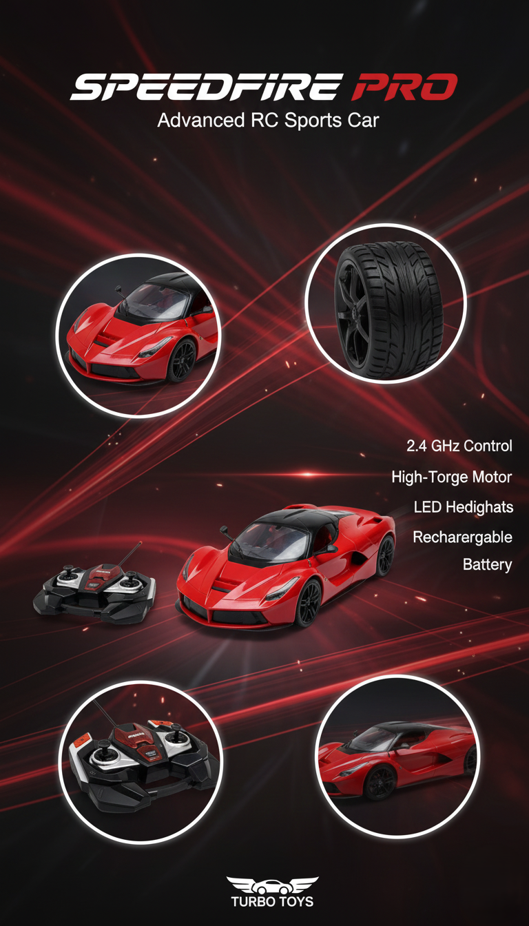 High-Performance RC Supercar with Opening Butterfly Doors, LED Headlights, Precision Remote Control, Realistic Detailing, Durable Build, Premium Collectible Toy Car for Kids