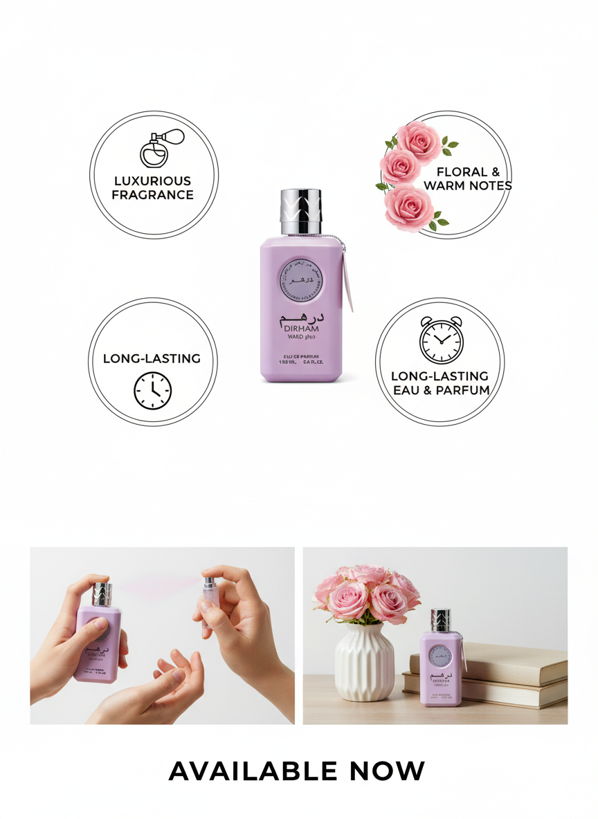 Rasasi Hawas For Her Eau De Parfum - Long-Lasting Floral Fragrance