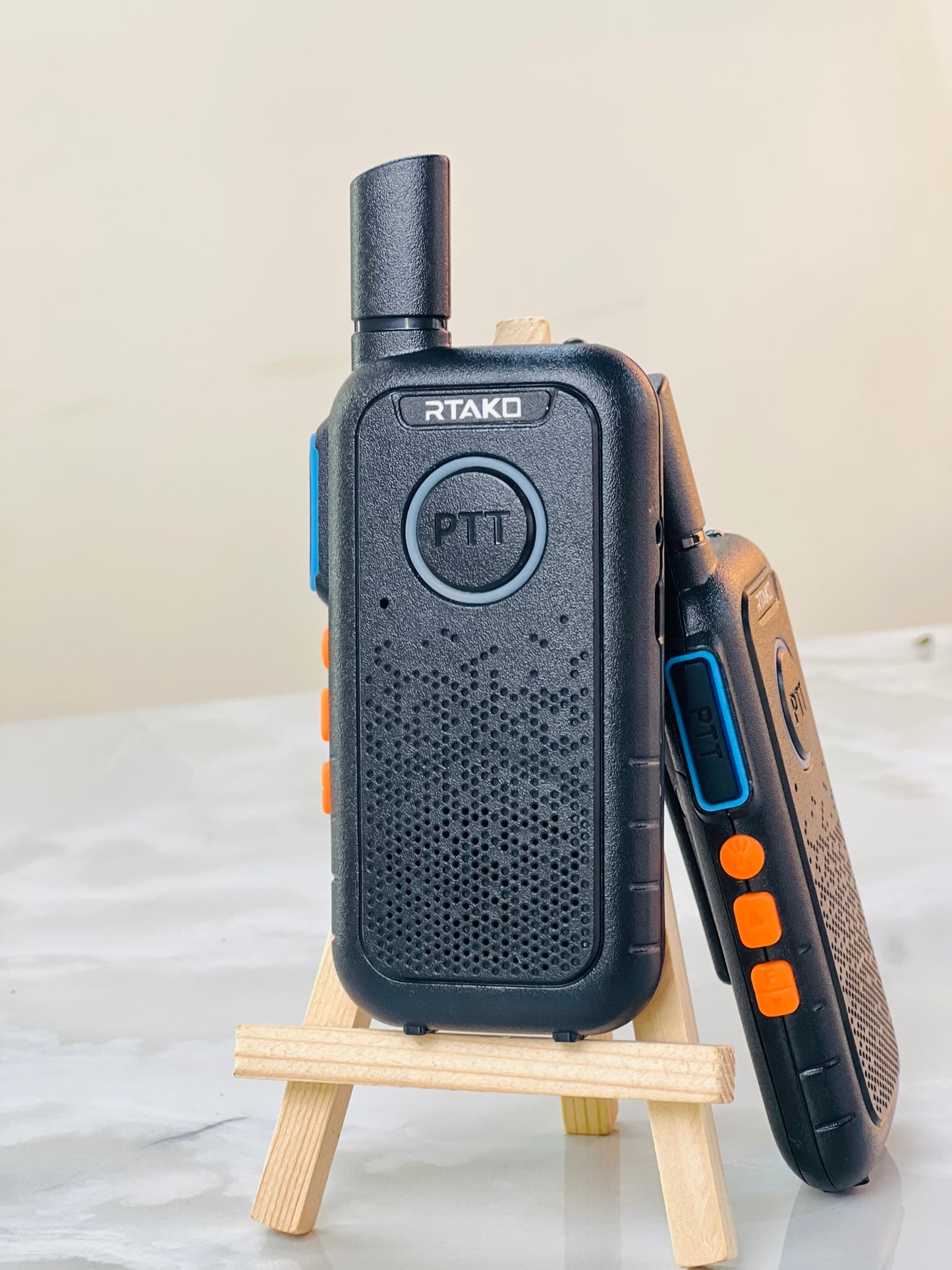 RTako Long Range Walkie Talkie – Compact Two-Way Radio with Clear Signal & Rechargeable Battery