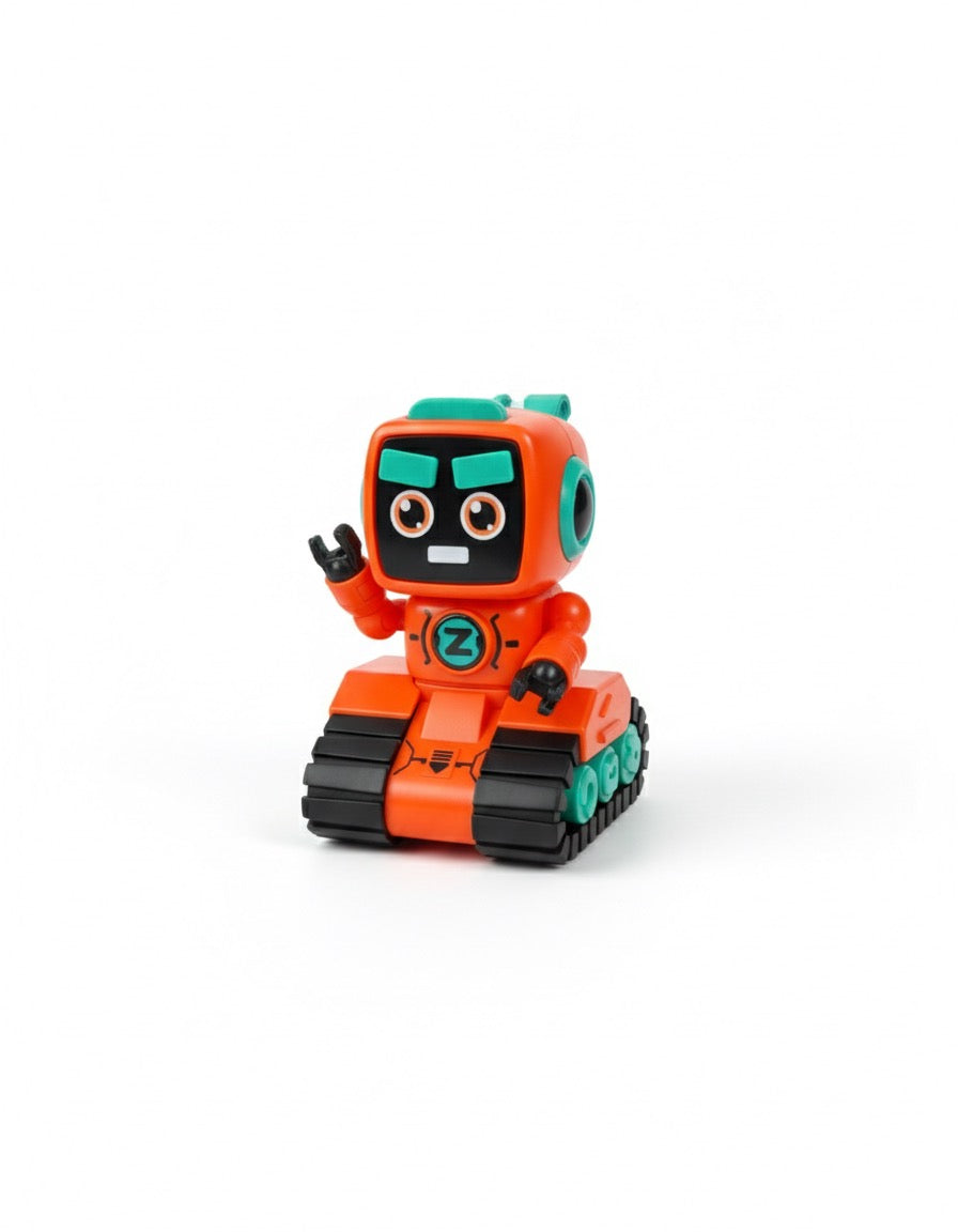Z-BOT Interactive Robot Toy – Durable Tracks, Movable Head, Battery Powered