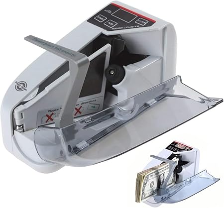 Portable LED Display Mini Note Counting Machine for Home, Office, Business | Indian Currency/Cash Counting Machine |Auto-shutoff |