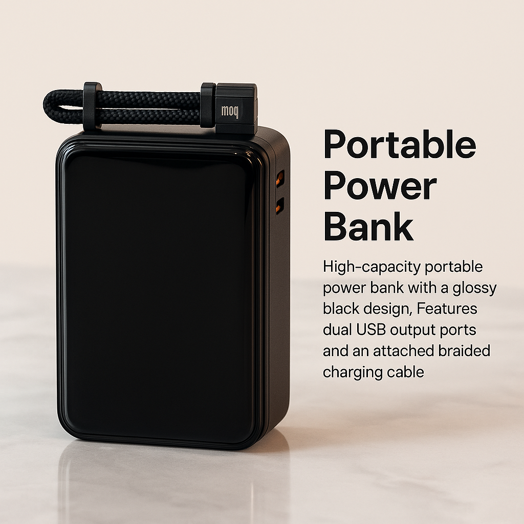 Portable 25000mAh 100W Digital Display Power Bank