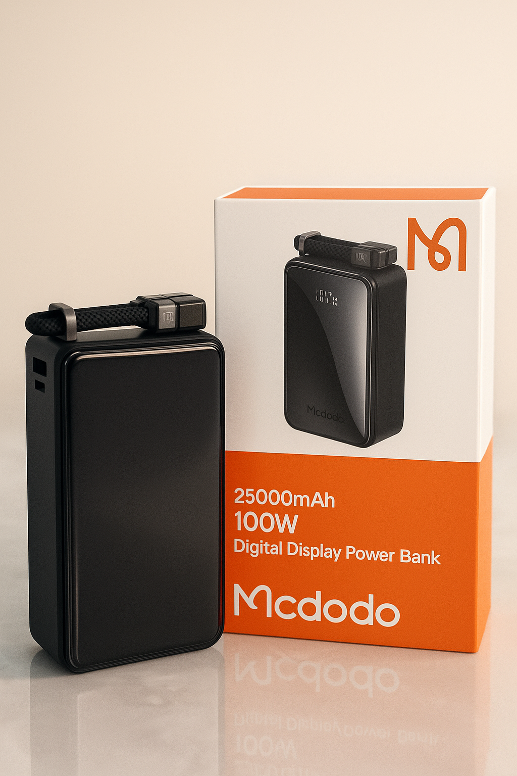 Portable 25000mAh 100W Digital Display Power Bank