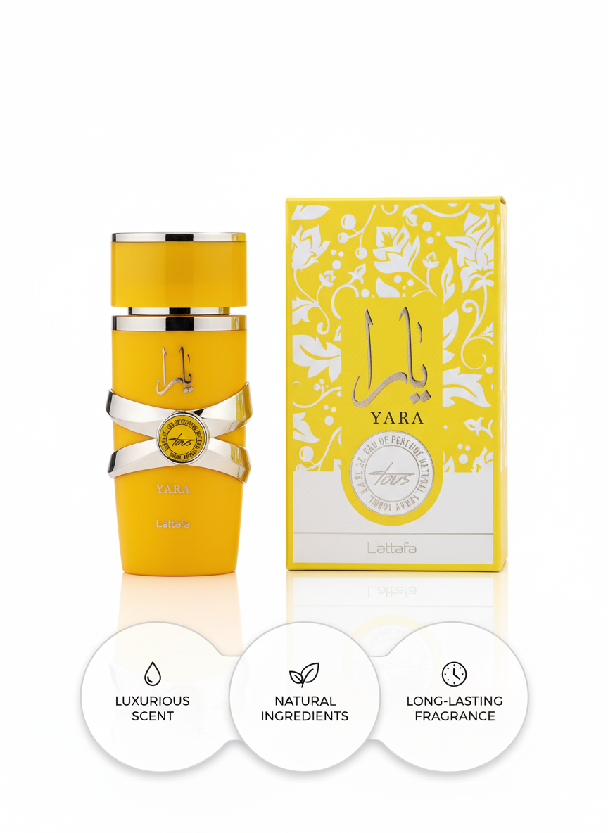 Lattafa Yara: Luxurious Exotic Floral & Sweet Notes Eau De Parfum Spray