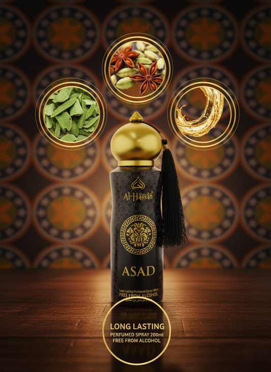 AL-HASSAN PERFUMES ASAD Perfumed Spray - 200ml