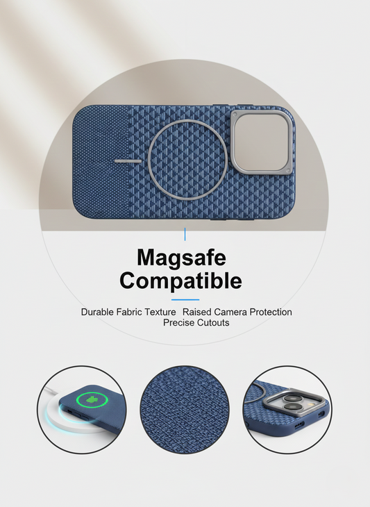 MagSafe Ready iPhone 16 Pro Cover with Comfort Grip & Durable Build