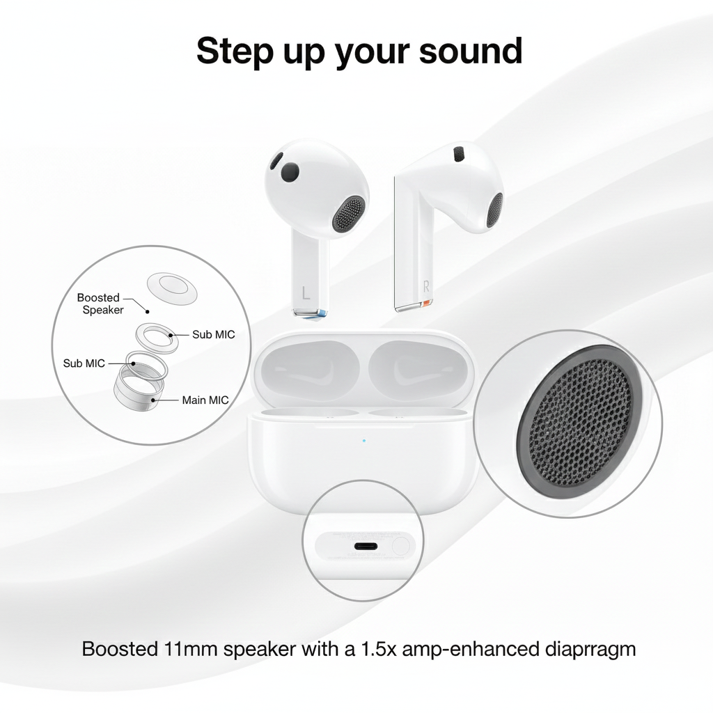 Samsung Galaxy Buds 3 Wireless Earbuds – Galaxy AI Interpreter | Hi-Fi 24-bit Audio | 36H Playtime