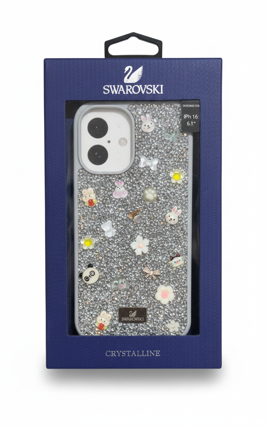 Swarovski Crystalline Sparkling Design Protective 12 Pro Phone Case – Luxury Glitter Finish, Precision Fit & Everyday Protection