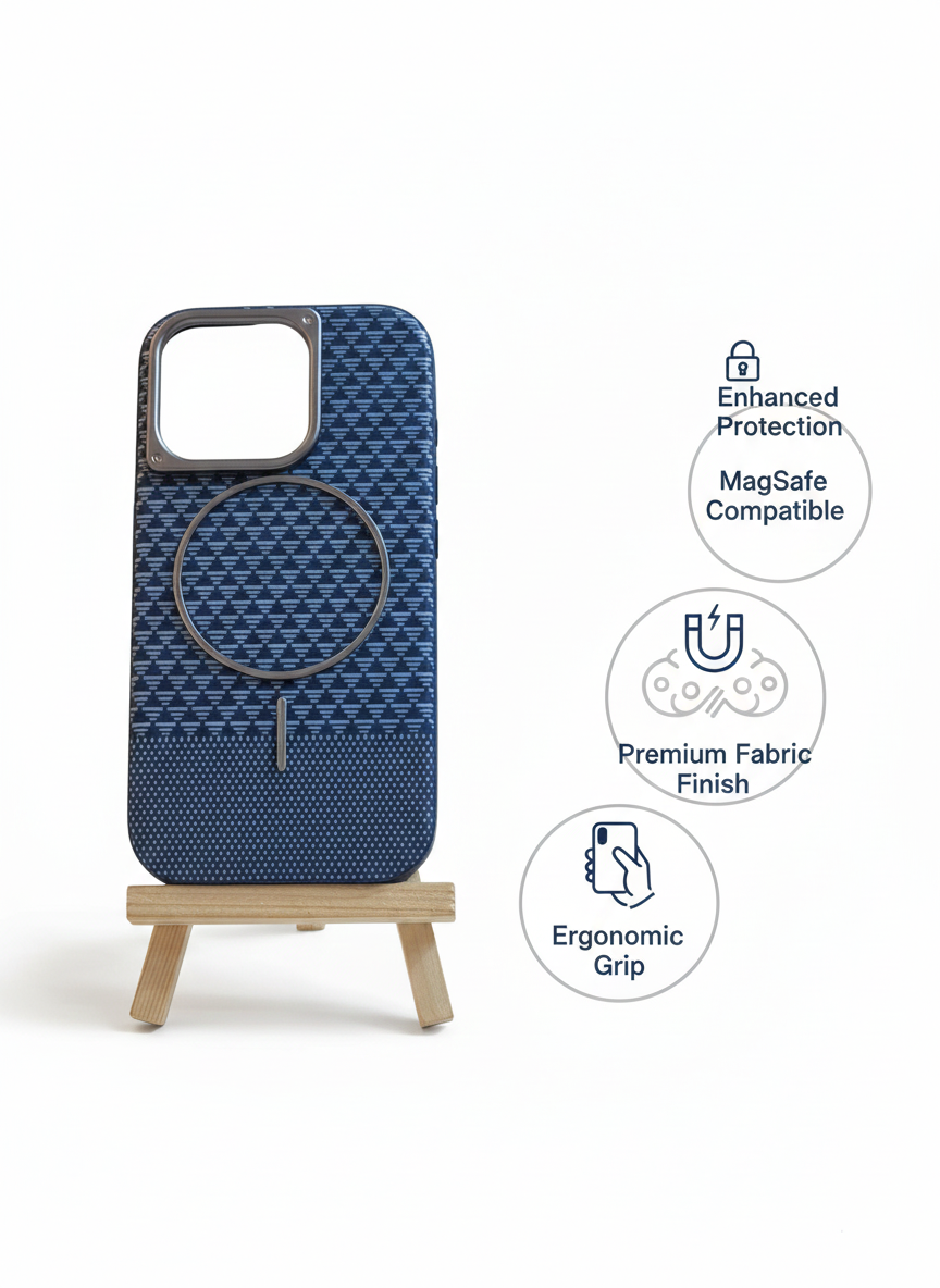 MagSafe Ready iPhone 16 Pro Cover with Comfort Grip & Durable Build