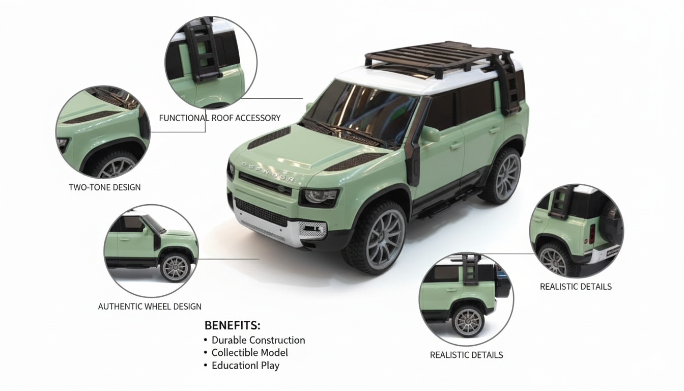 Premium Adventure Series Off-Road Toy SUV Model Car with Realistic Detailing, Rugged Design, Durable Build, Smooth Rolling Wheels, Collector Display Piece for Kids and Enthusiasts of all ages, great gift