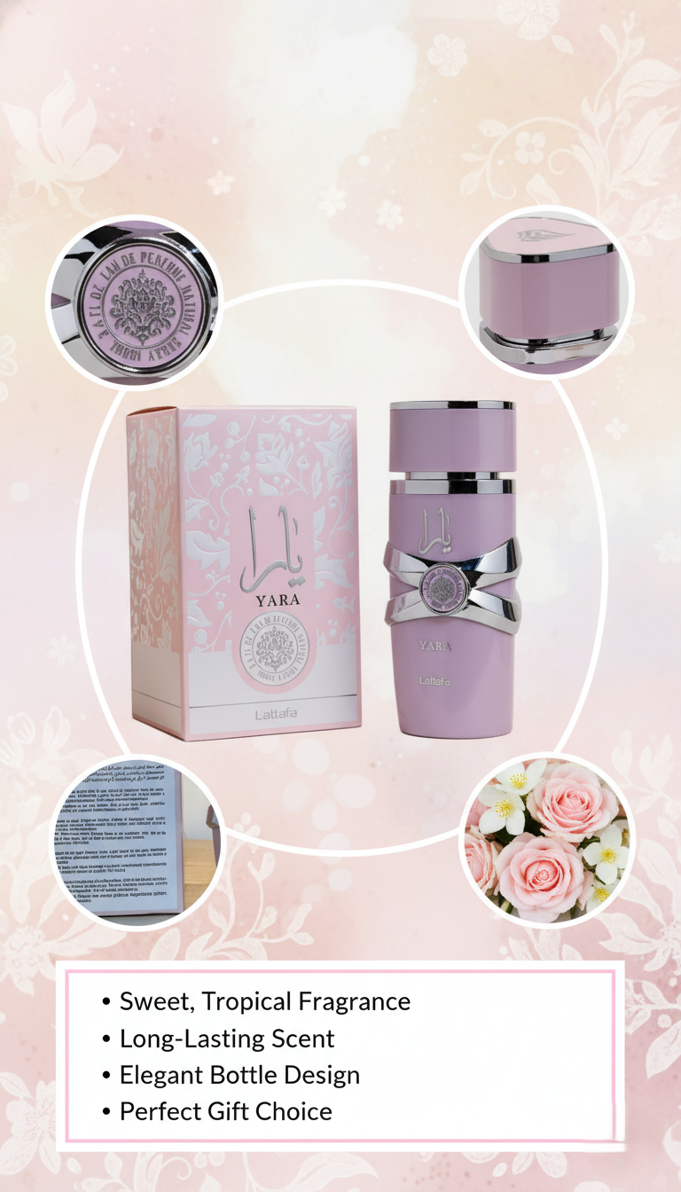 Lattafa Yara: Sweet, Exotic & Long-Lasting Tropical Floral EDP for Her