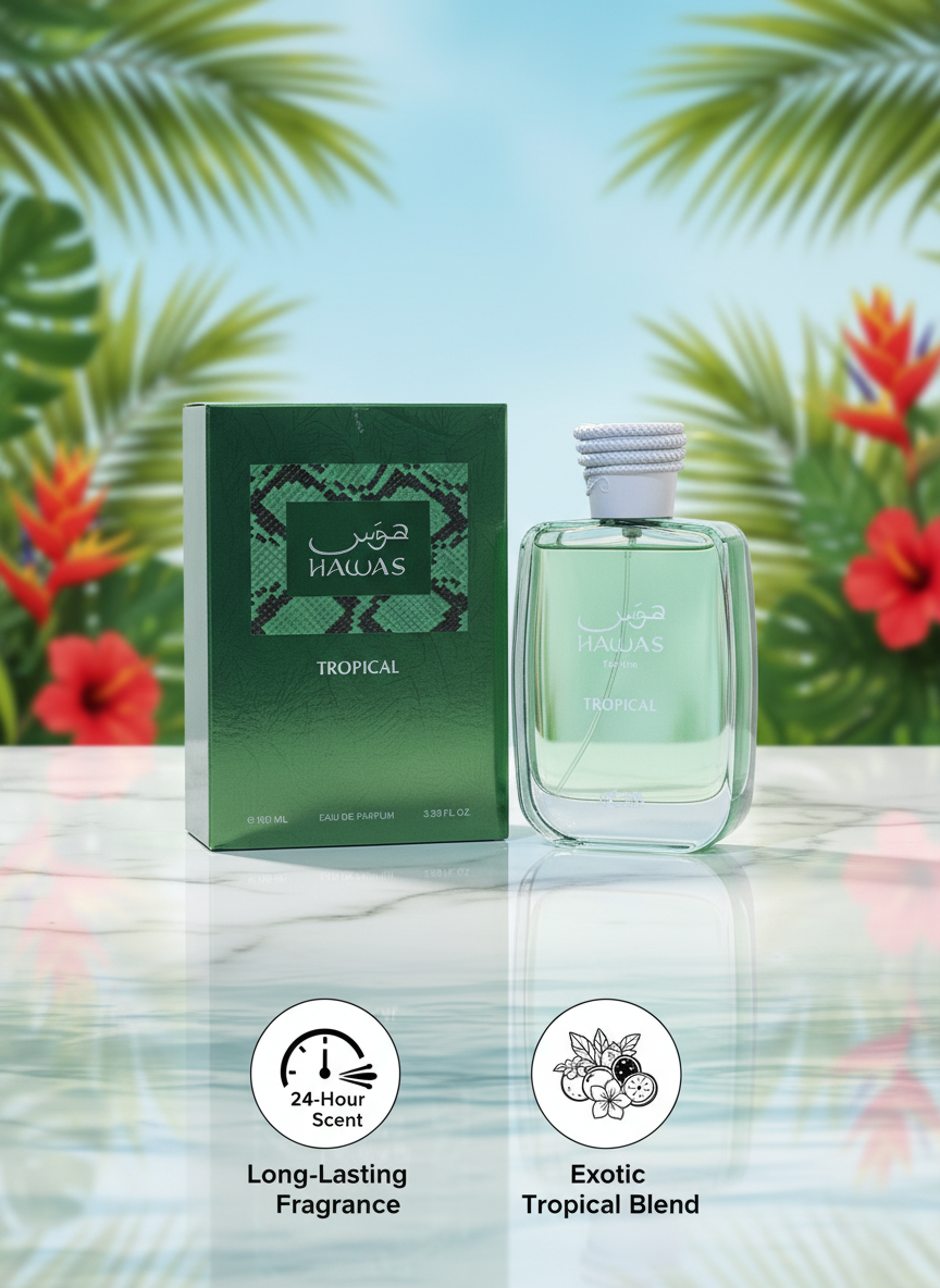 HAWAS TROPICAL | The Ultimate Long-Lasting Men's EDP