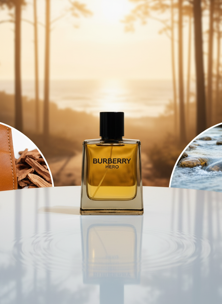 Burberry Hero EDP: Modern Masculine Scent with Cedarwood & Juniper