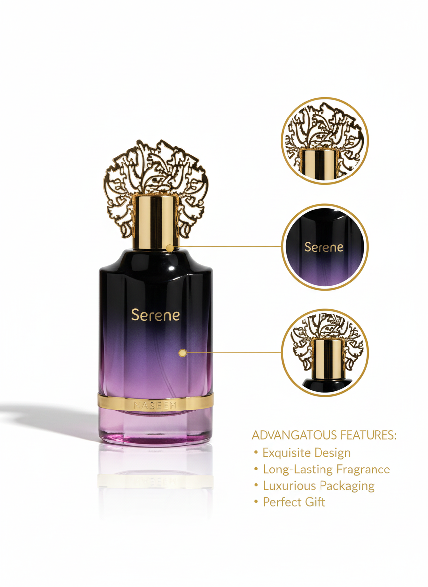 Serene Aqua Parfum — Long-Lasting Floral & Aquatic Fragrance