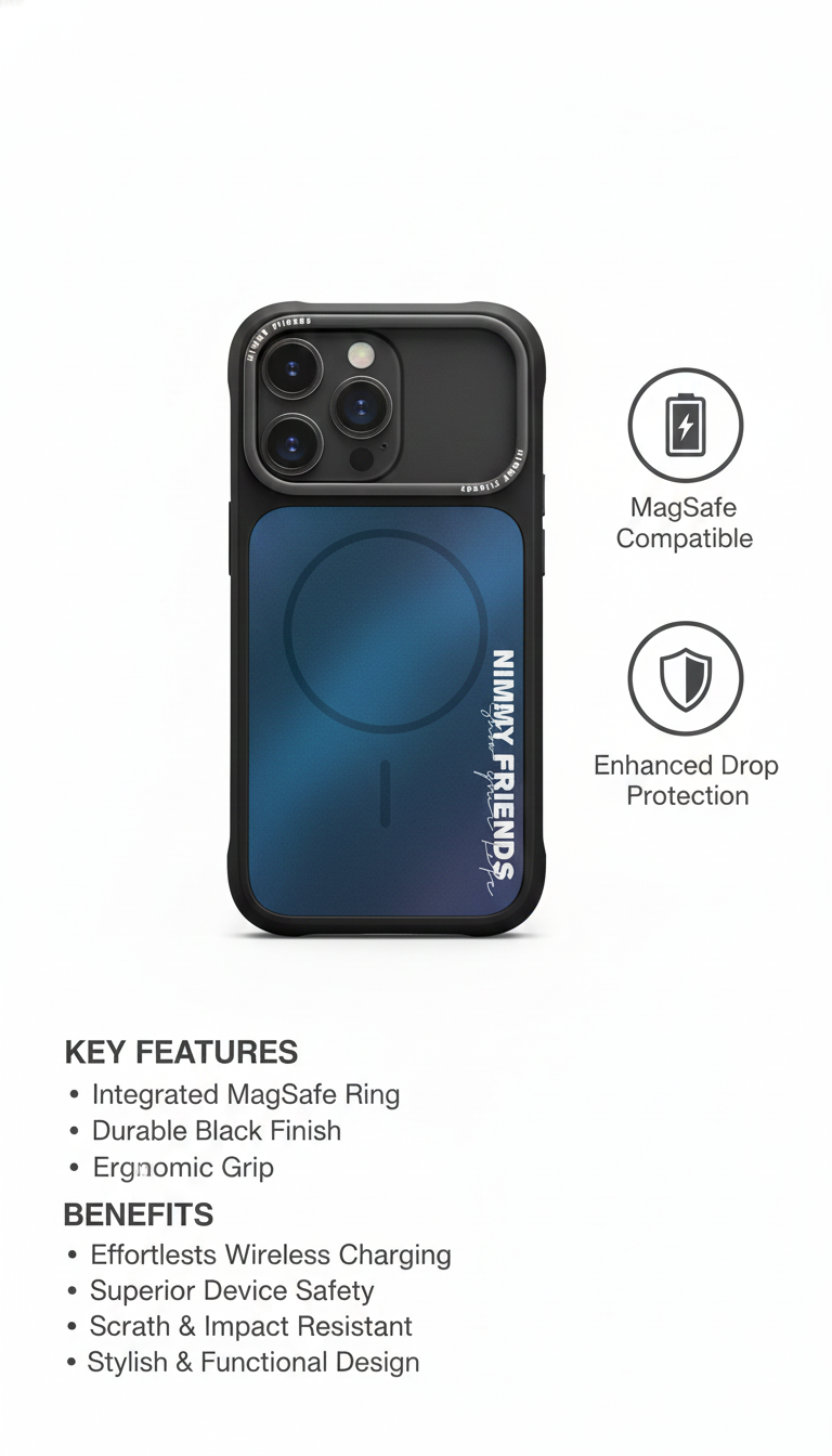 iPhone 17 MagSafe Protective Case – Drop-Tested, Camera Guard, Ergonomic Grip