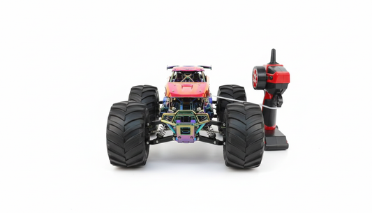 Powerful Off-Road RC Monster Truck with All-Terrain Tires and Precision Remote Control for Kids