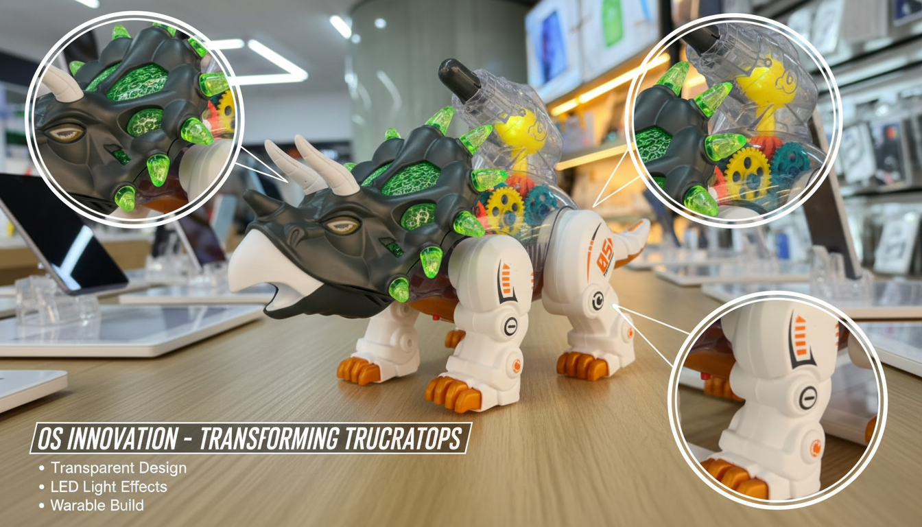 Robo-Tricorstop Mechanical Dino Toy