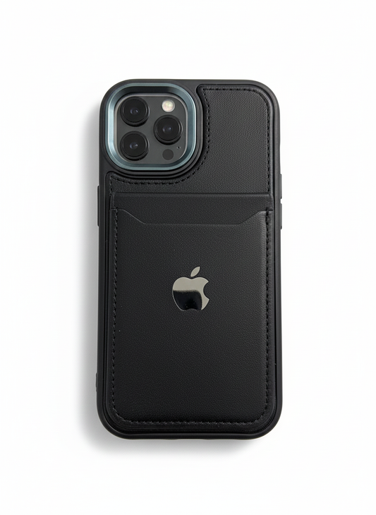 Light Sand Waterproof Card Holder iPhone Case with IP15 Protection, Slim Lightweight Design, and Full Coverage Fit