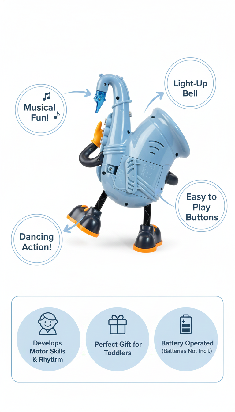 Rock Star Musical Guitar Figure – Interactive Lights & Sound Toy