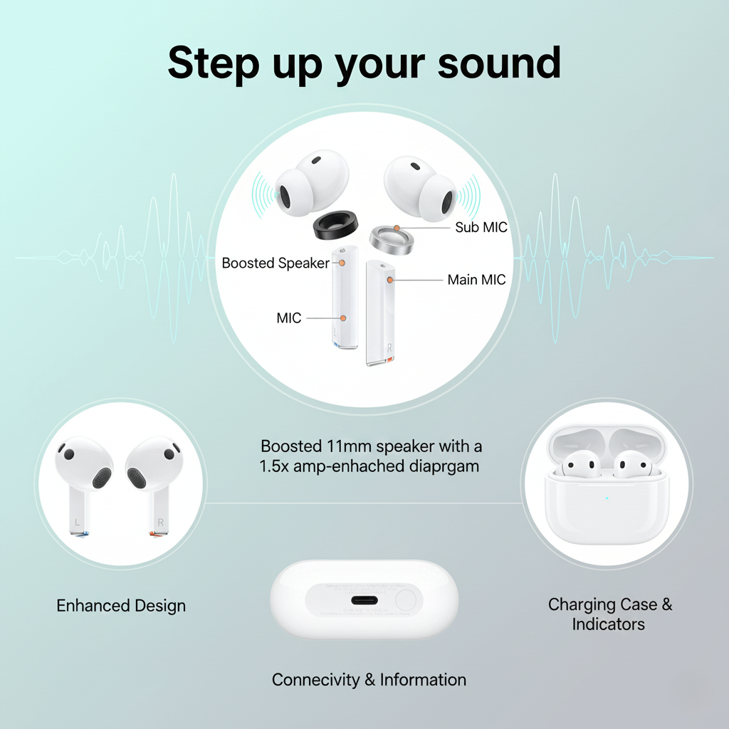 Samsung Galaxy Buds 3 Wireless Earbuds – Galaxy AI Interpreter | Hi-Fi 24-bit Audio | 36H Playtime