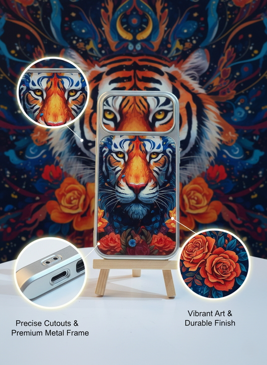 Artisan Tiger iPhone 17 Pro Case - Premium Metal Frame, Shockproof & Scratch-Resistant