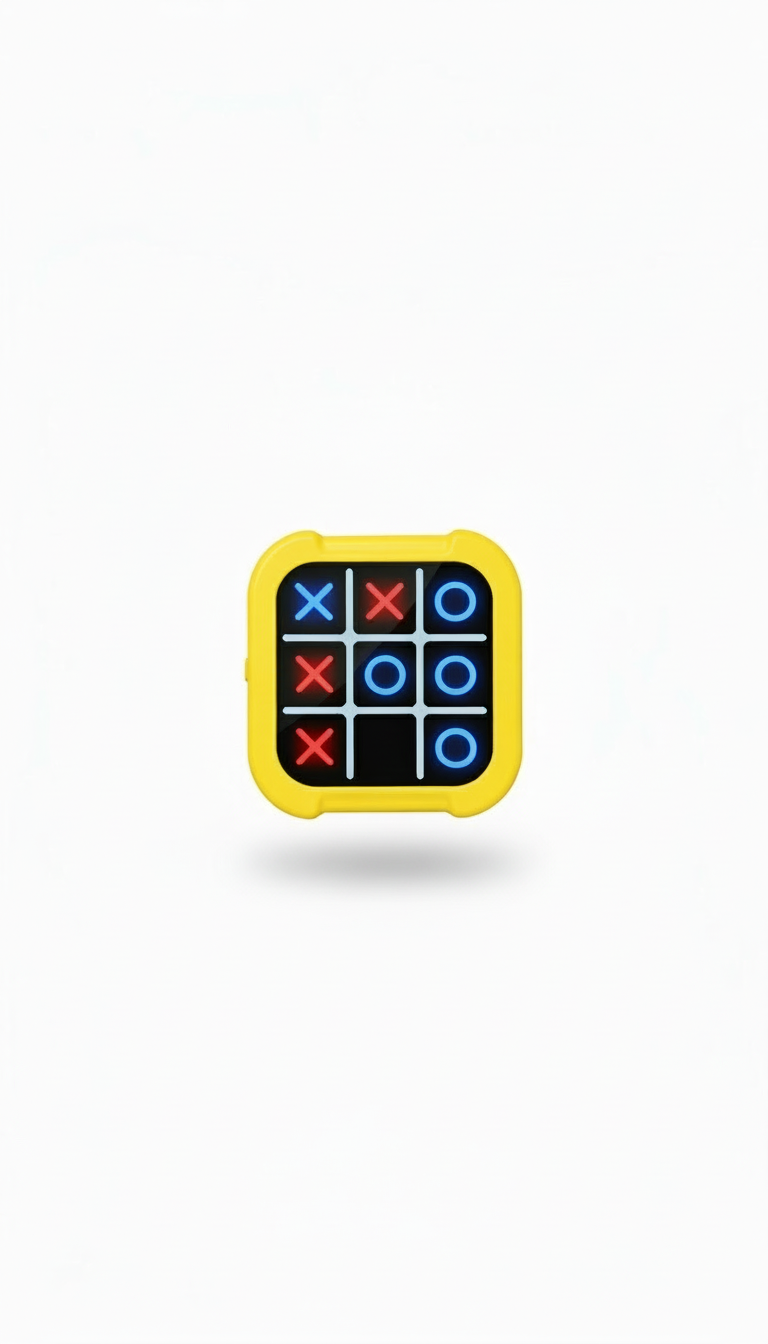 LED Tic-Tac-Toe Electronic Game | Memory Flash + Multi-Mode Logic Trainer Toy