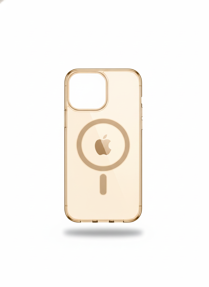 Clear Magnetic Phone Case with MagSafe Compatibility, Transparent Anti-Yellowing Protection, Drop-Tested Slim Cover with Camera Guard and Responsive Buttons