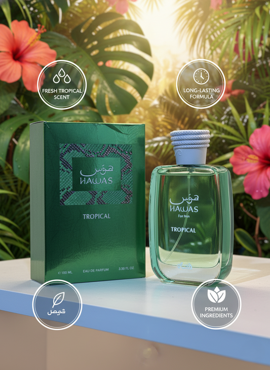 HAWAS TROPICAL | The Ultimate Long-Lasting Men's EDP