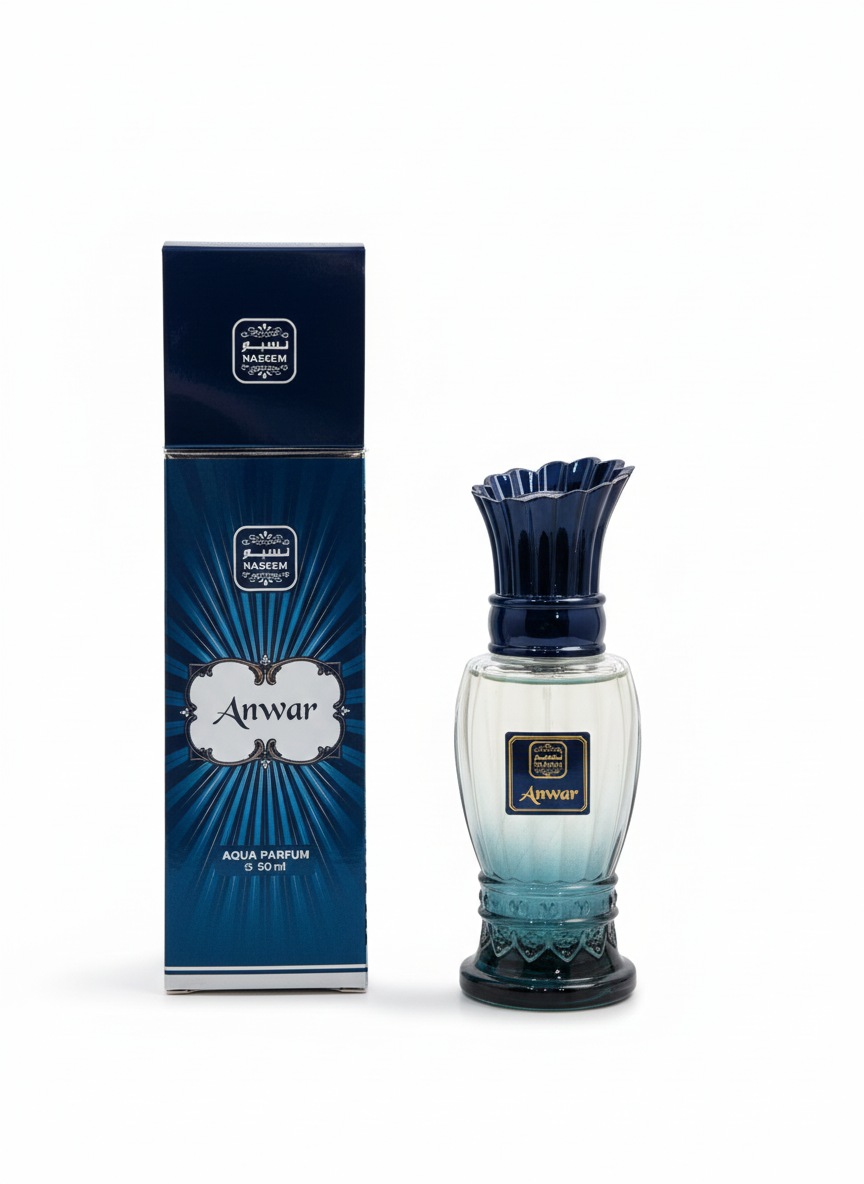 Naseem Anwar Alcohol-Free Aqua Deodorant Spray – Long-Lasting Freshness, Hydrating & Revitalising Formula for Sensitive Skin Everyday Use