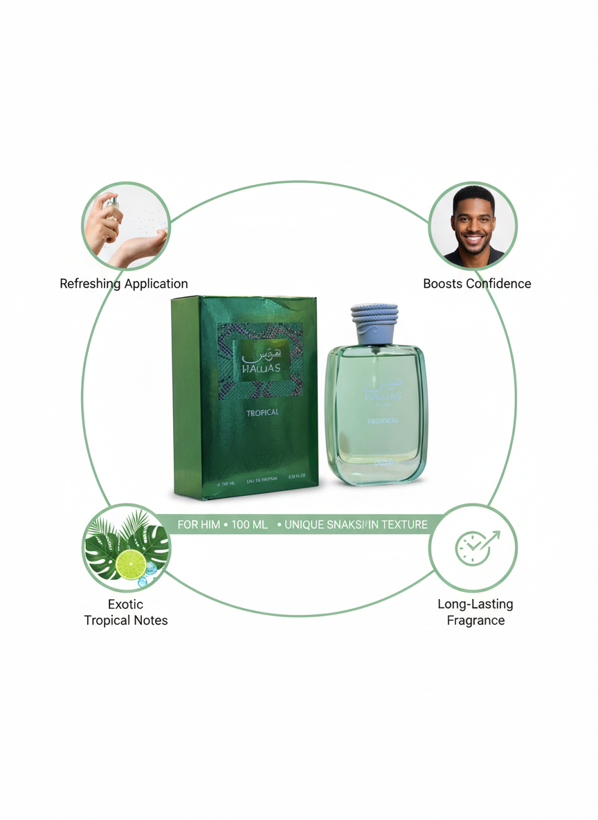 HAWAS TROPICAL | The Ultimate Long-Lasting Men's EDP