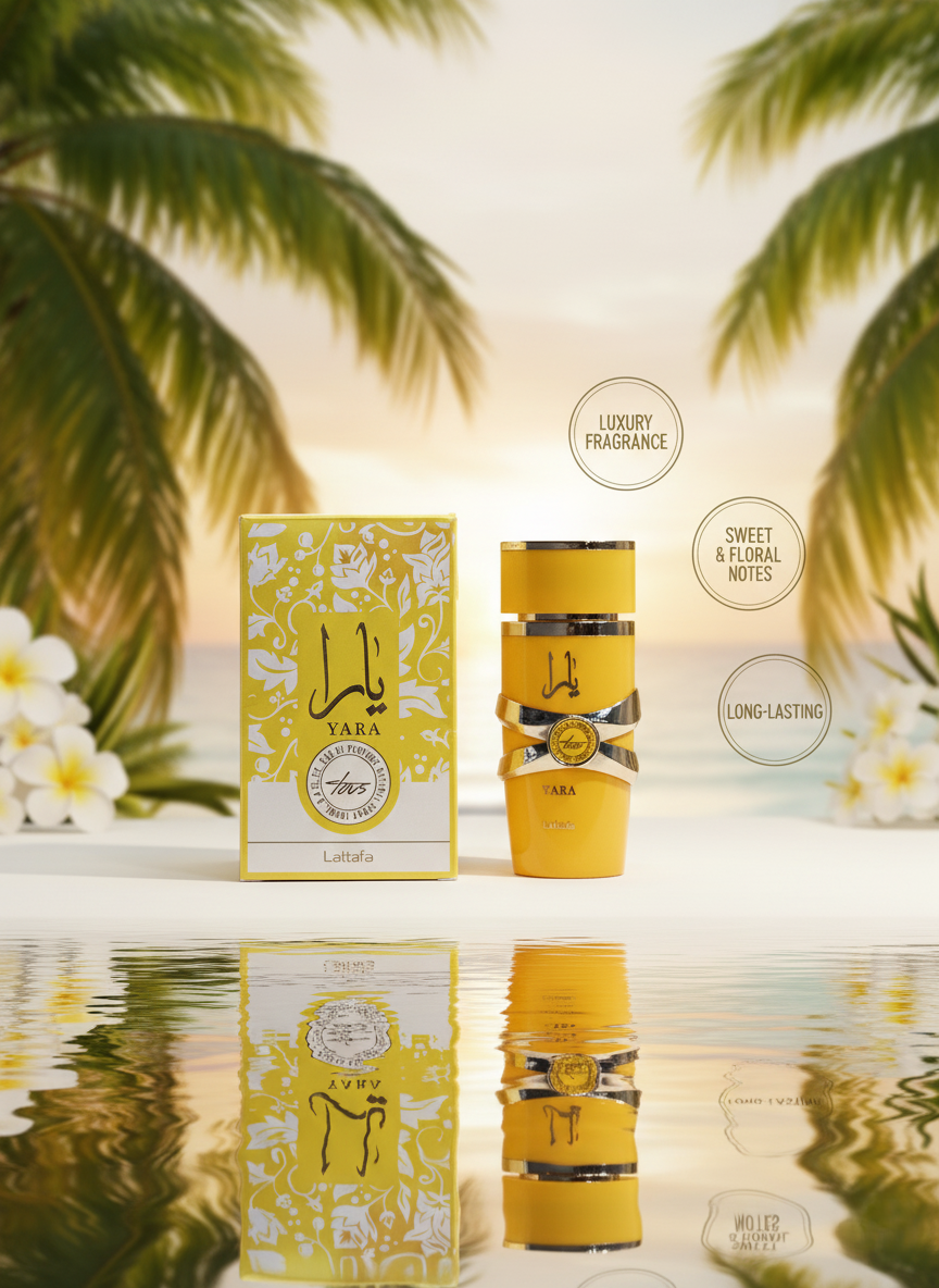 Lattafa Yara: Luxurious Exotic Floral & Sweet Notes Eau De Parfum Spray
