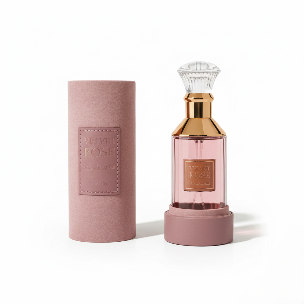 Lattafa Velvet Rose Eau de Parfum 100ml Elegant Floral Rose Fragrance