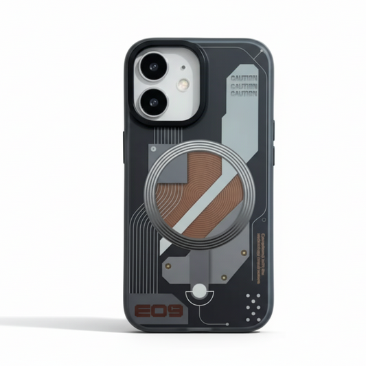 Premium Magnetic Clear Phone Case with Wireless Charging Support, Raised Camera Protection, and Shock Absorbing Design