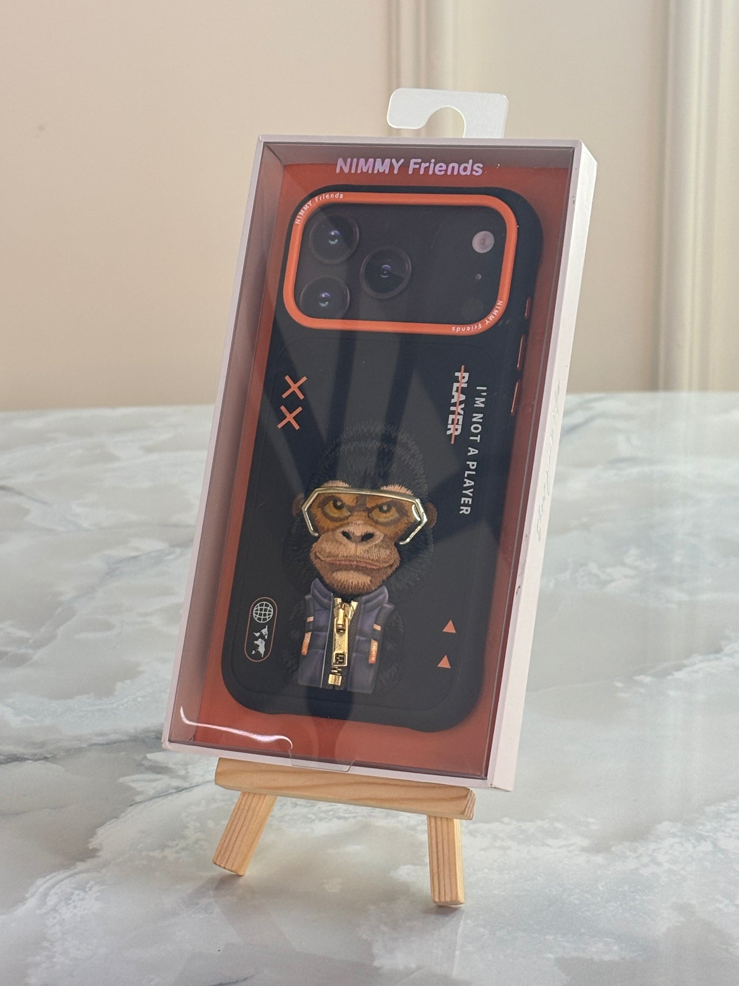 "Gorilla Gamer Embroidered Case: Bold Attitude Series" Nimmy case