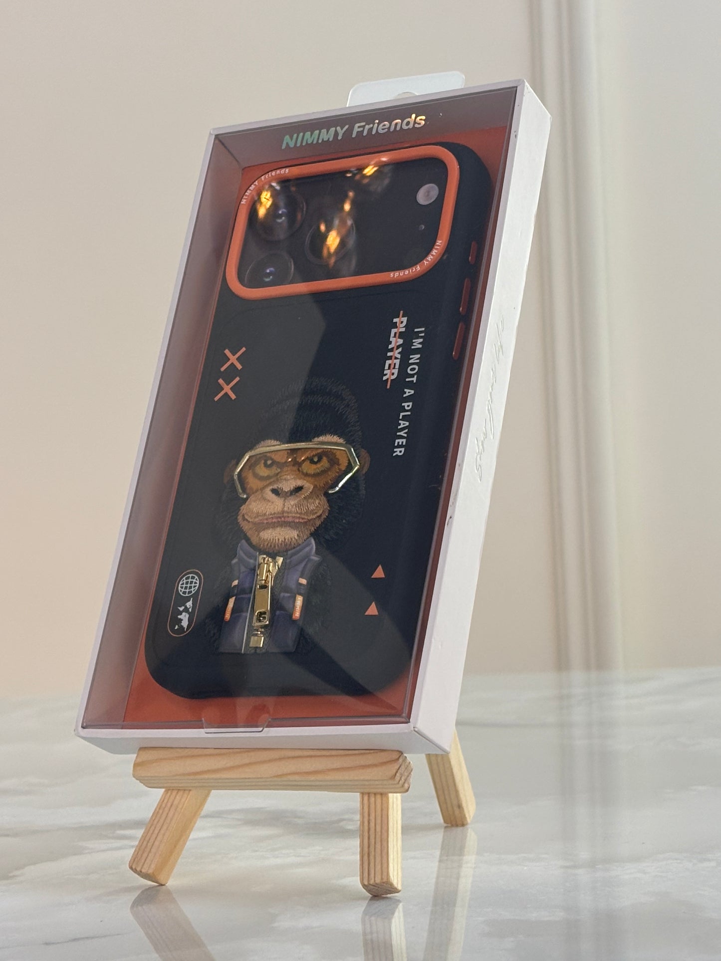 "Gorilla Gamer Embroidered Case: Bold Attitude Series" Nimmy case