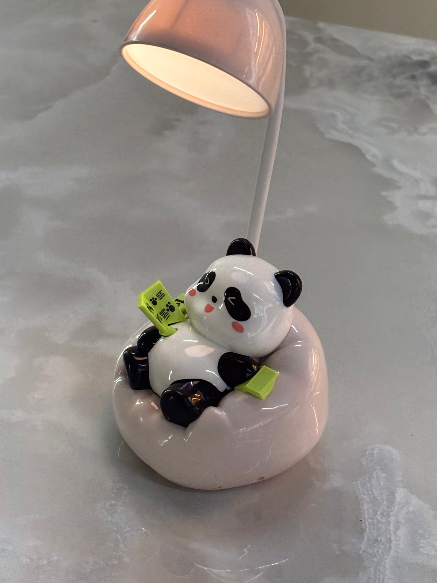 Adorable Panda LED Desk Lamp – Cute Cartoon Night Light for Kids & Home Décor