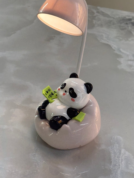 Adorable Panda LED Desk Lamp – Cute Cartoon Night Light for Kids & Home Décor