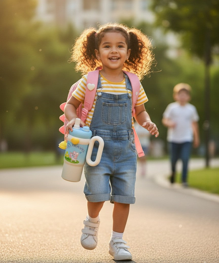 Charming Cartoon Travel Water Bottle with Handle – A Delightful Companion for Everyday Use