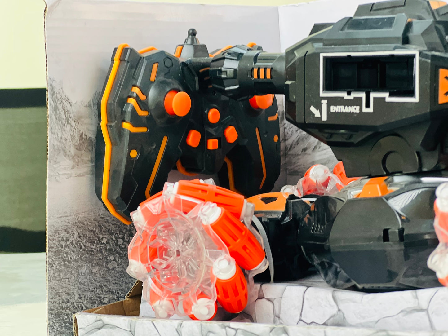 Climber Gesture Control RC Car – Stunt Rock Crawler with 360° Spins, LED Light-Up Wheels & Dual Remote Modes