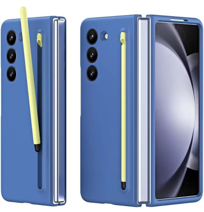 Samsung Galaxy Z Fold 6 - Built-in Compact S Pen, Holder & Storage Slot, Full Protection Case, Sleek & Durable Design