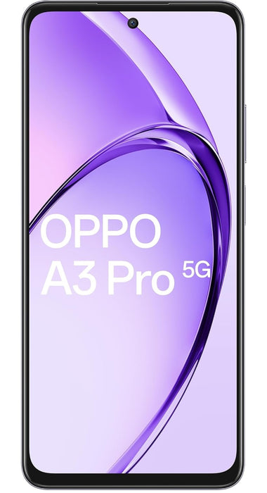 OPPO A3 Pro 5G (Moonlight Purple, 8GB RAM, 128GB Storage)|6.67” HD+ 120Hz Refresh Rate Screen | 45W SUPERVOOC