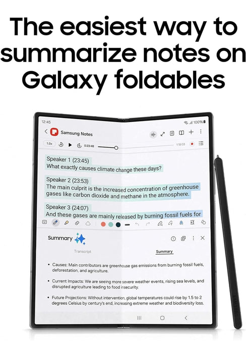 Samsung Galaxy Z Fold6 5G AI Smartphone (Silver Shadow, 12GB RAM, 256GB Storage)