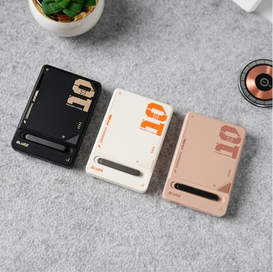 Blueo MF Stand Magnetic Wireless Power Bank (5,000 mAh) - black