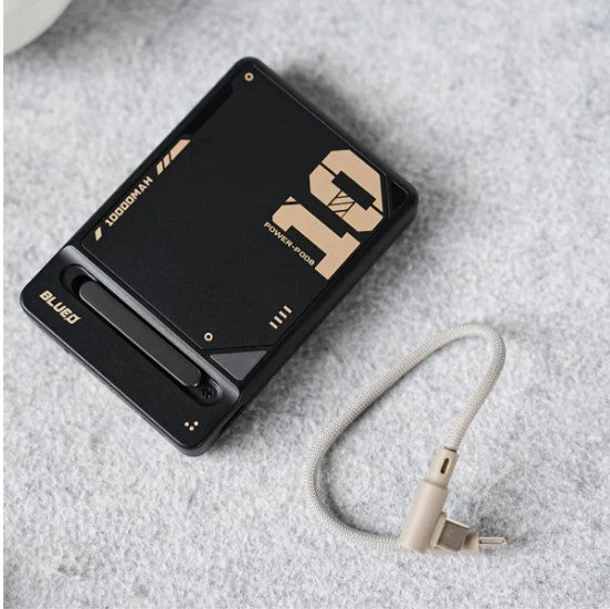 Blueo MF Stand Magnetic Wireless Power Bank (5,000 mAh) - black