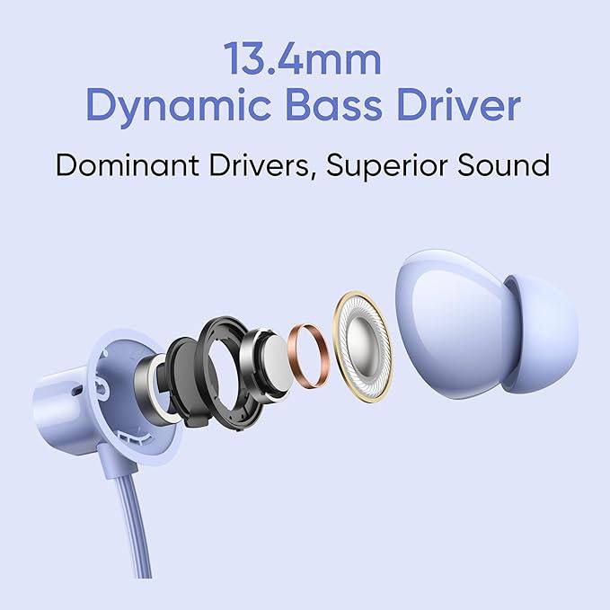 realme Buds Wireless 3 Neo in Ear Bluetooth Neckband with 13.4 Mm Dynamic Bass Boost Driver,Upto 32 Hours Playback,Fast Charge,Ai Enc,45Ms Low Latency,Ip55 Dust and Water Resistannt and Bluetooth V 5.4 Blue — photo 2