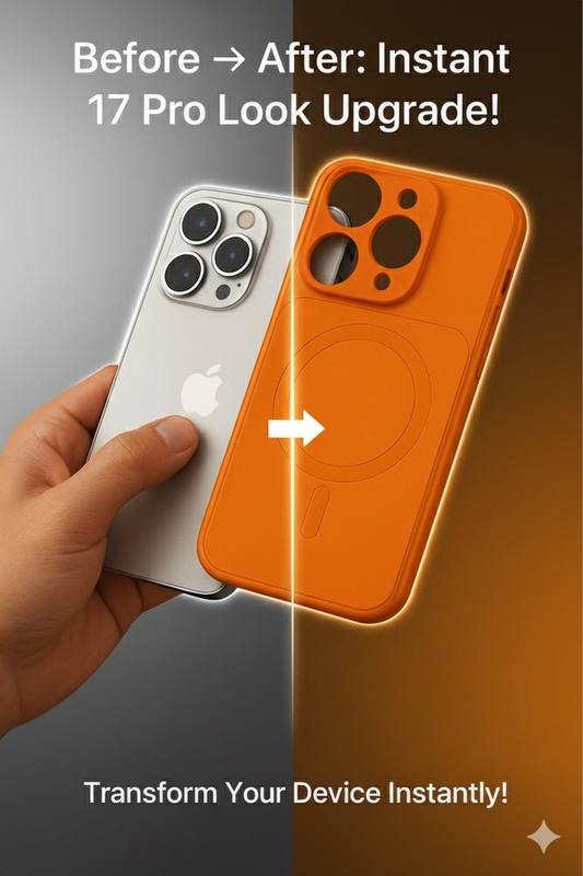 Magnetic Camera Upgrade Style Case for iPhone 16 Pro – Cosmic Orange | Rajdhani Telecom — photo 2