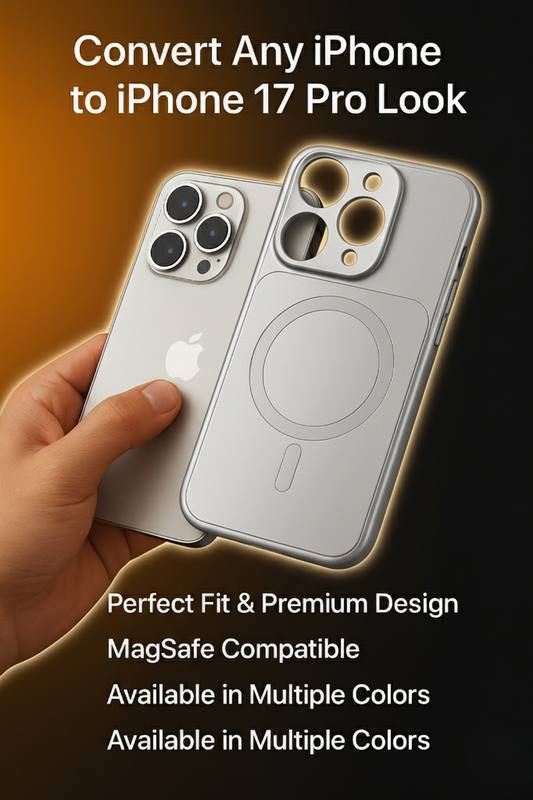 Magnetic Camera Upgrade Style Case for iPhone 16 Pro – Silver | Rajdhani Telecom — photo 3